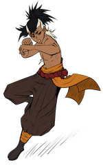 Full Body, Lines, Colored, No BG